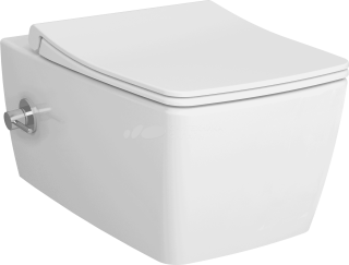 Чаша унитаза подвесного VitrA Metropole Rim-Ex с функцией биде и встроенным смесителем 7672B003-1684